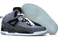 Air Jordan Spizike Stealth Black Lt Graphite White Shoes - Click Image to Close