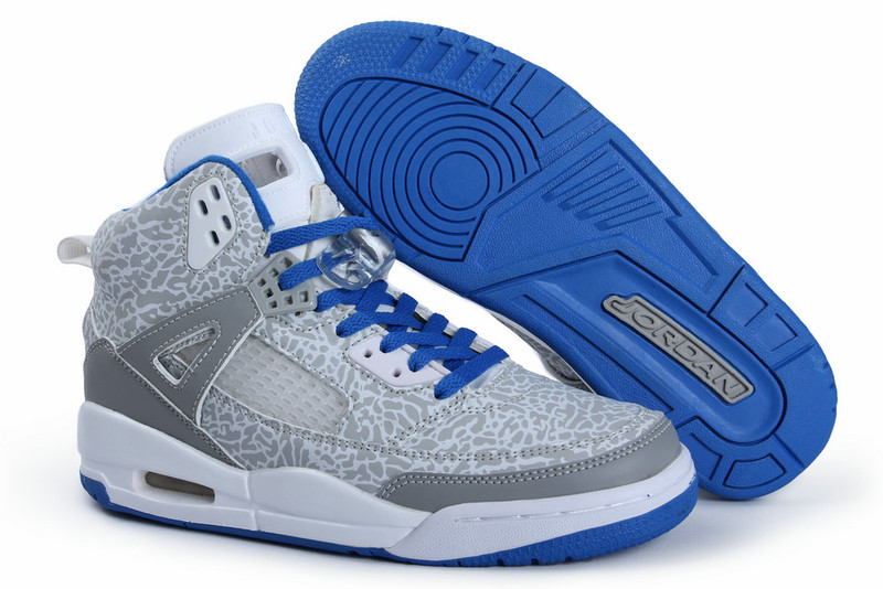 Air Jordan Spizike White Grey Blue Shoes