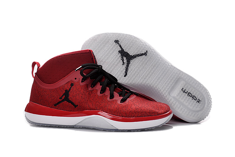 Air Jordan Training Shoes 1 Low Red Black - Click Image to Close