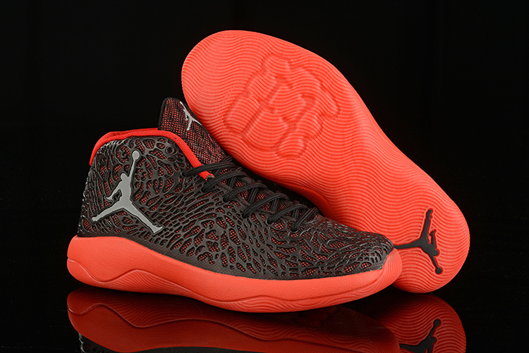 Air Jordan Ultra.Fly Jimmy Black Reddish Orange Shoes - Click Image to Close