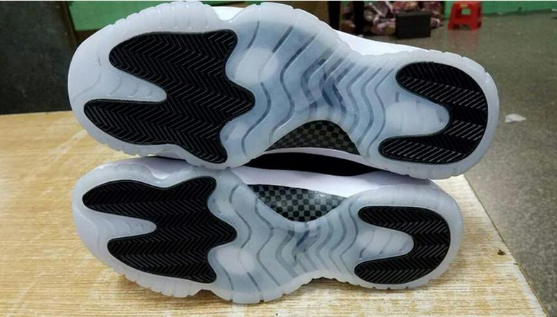 Air Jordan XI Retro Wool Black White Shoes - Click Image to Close