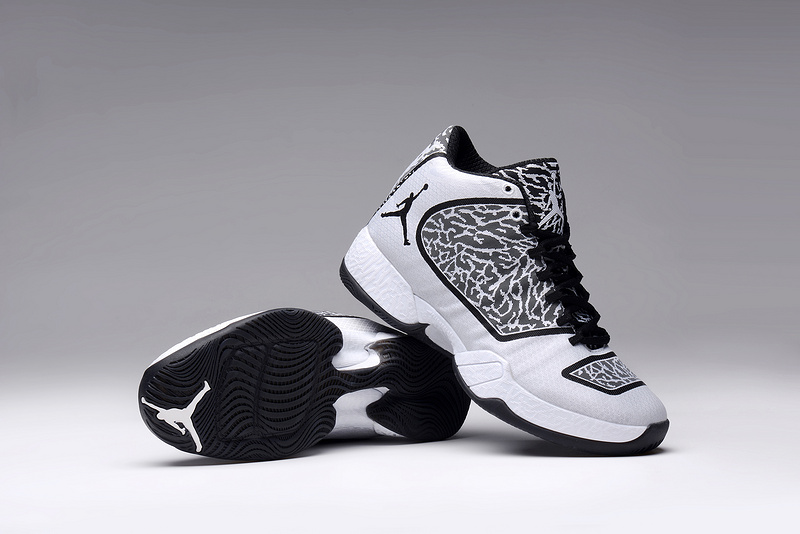 Women Air Jordan 29 White Black - Click Image to Close