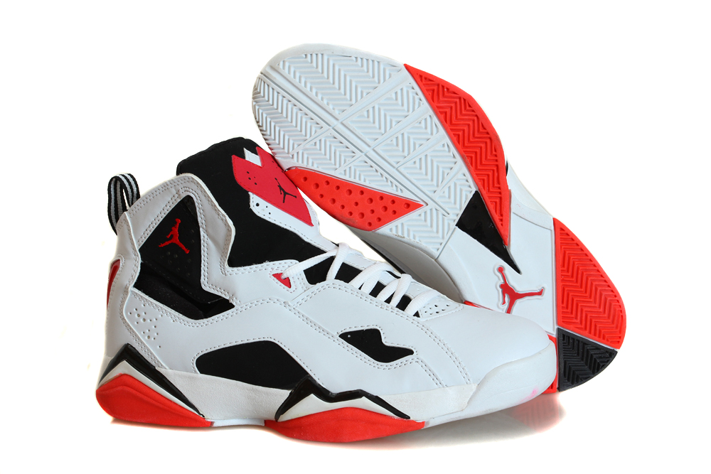 Air True Flight White Black Red Basektball Shoes