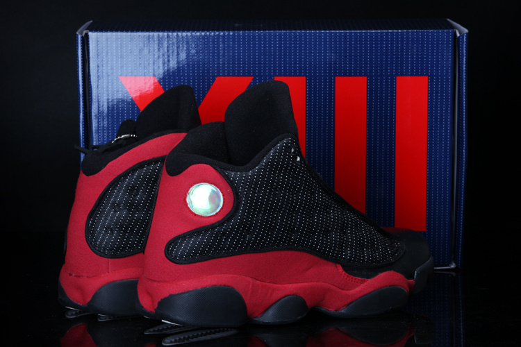 Cool Summer Air Jordan 13 Black Red Shoes - Click Image to Close