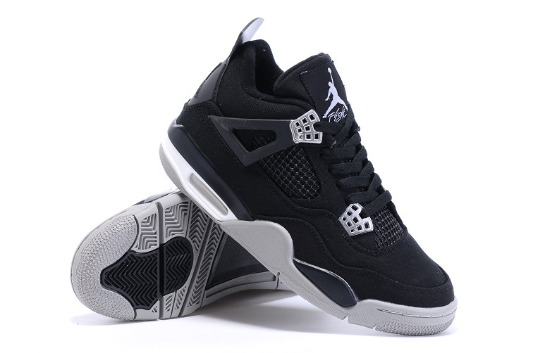 Eminem x Carhartt x Air Jordan 4 Black White Shoes - Click Image to Close