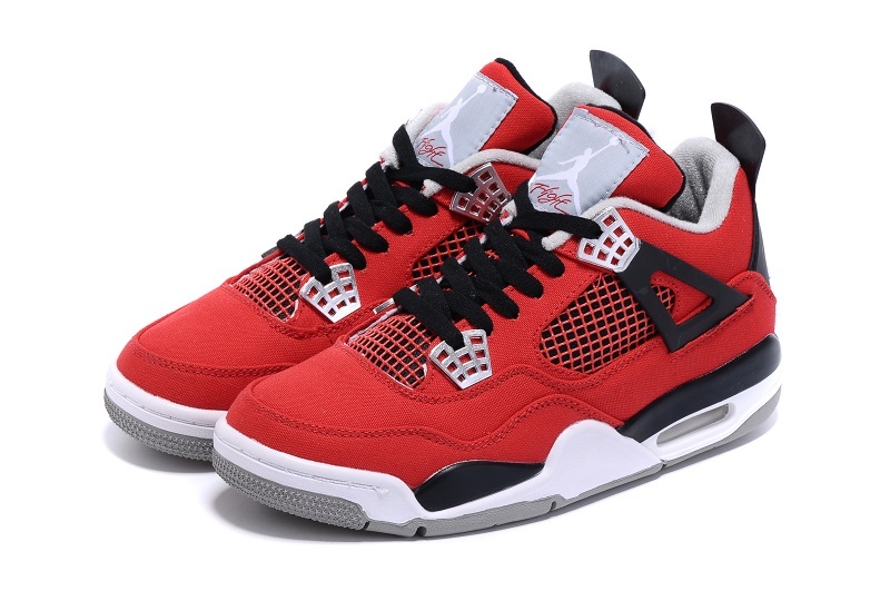 Eminem x Carhartt x Air Jordan 4 Red Black White Shoes - Click Image to Close