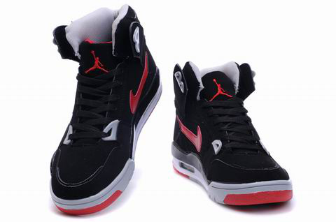 High Heel Air Jordan 4 Black Red Grey Shoes