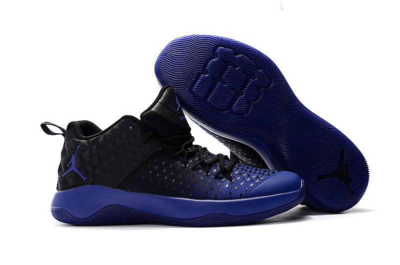 Jordan Extra.Fly Black Blue Shoes - Click Image to Close