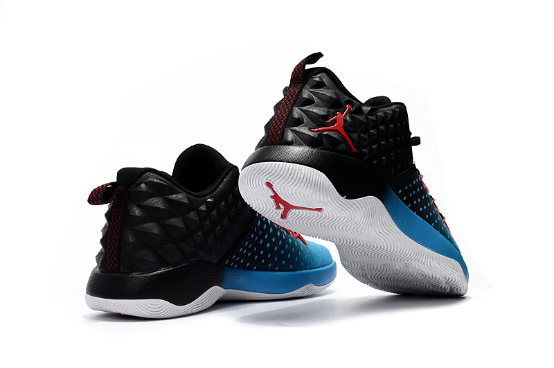 Jordan Extra.Fly Blue Black Red Shoes - Click Image to Close