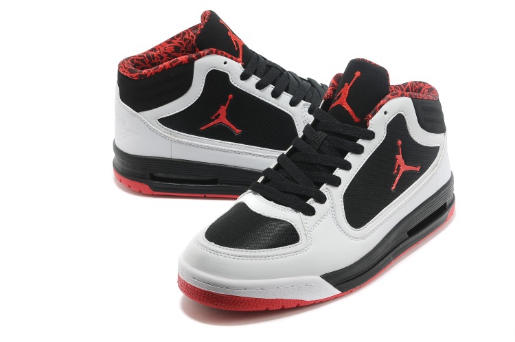 2013 Jordan Post Game Black White Red Shoes - Click Image to Close