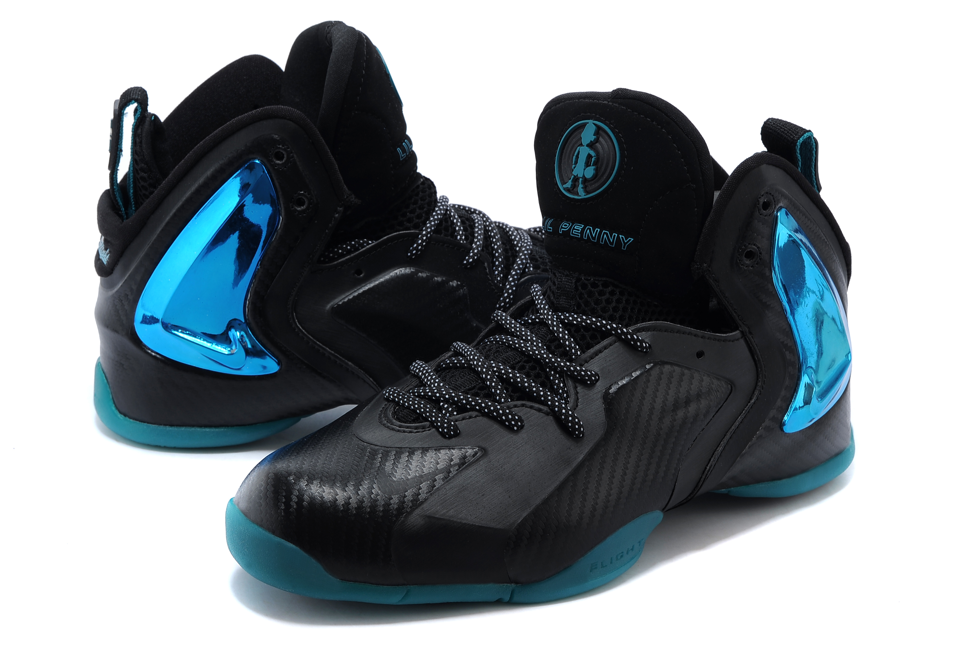 Kids Air Jordan 7 Black Blue Shoes