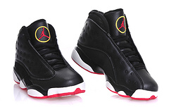 Kids Jordan 13 Black Basketball Shoes