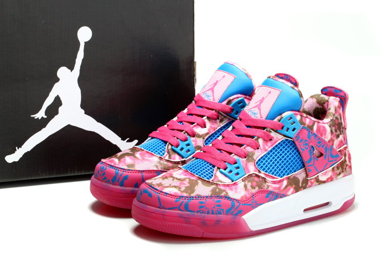 Limited Air Jordan 4 Pinkp Rose For Women - Click Image to Close