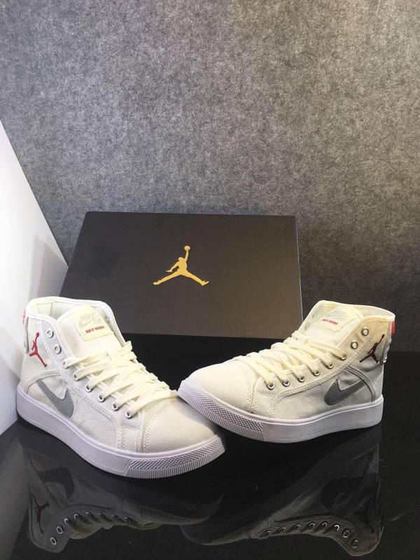 New 2016 Air Jordan 1 White Grey Red Shoes