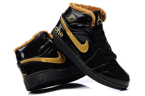 Air Jordan Retro 1 Black Gold - Click Image to Close