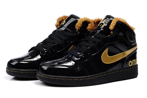 Air Jordan Retro 1 Black Gold - Click Image to Close