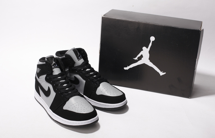 Air Jordan Retro 1 Black Grey Shoes