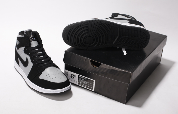 Air Jordan Retro 1 Black Grey Shoes