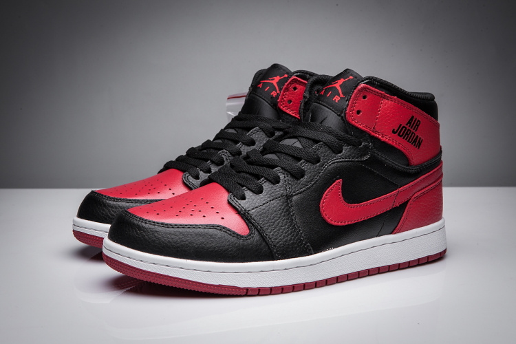 New Air Jordan 1 Disppearing Wing Red Black Shoes