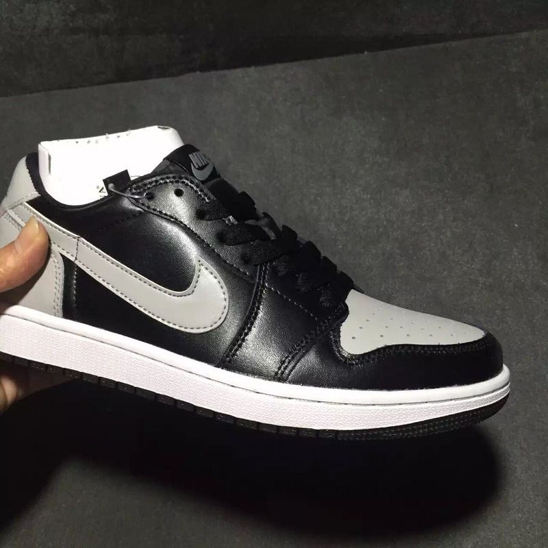 New Air Jordan 1 Low Grey Carbon Black Shoes