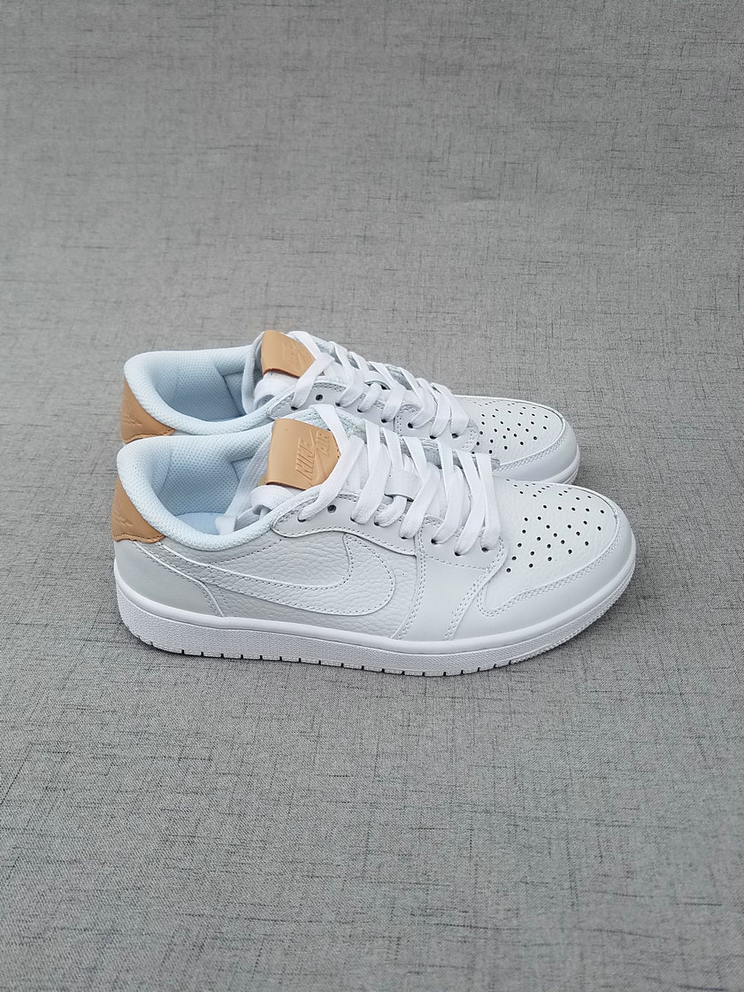 New Air Jordan 1 Low White Brown Shoes