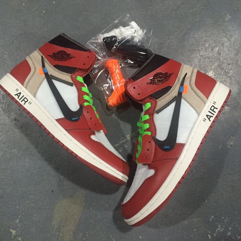 New Air Jordan 1 Off White Shoes - Click Image to Close