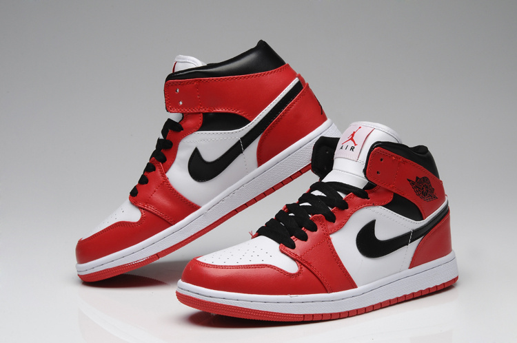 New Arrival Jordan 1 Red White Shoes