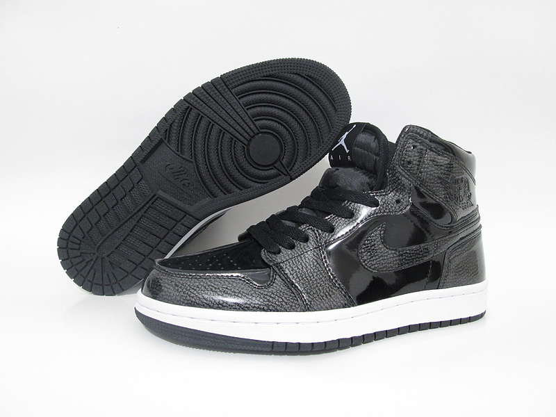 New Air Jordan 1 Slam Dunk Black White Shoes