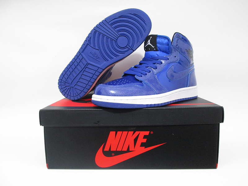 New Air Jordan 1 Slam Dunk Shine Blue White Shoes