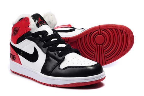 Air Jordan Retro 1 White Red Black