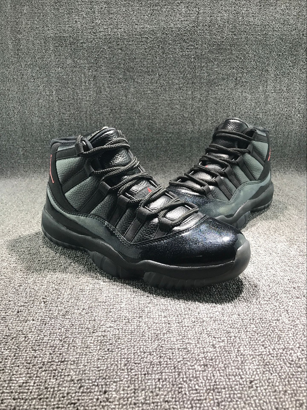 New Air Jordan 11 All Black Demon King Shoes