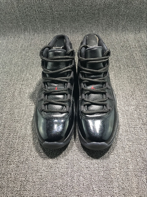 New Air Jordan 11 All Black Demon King Shoes - Click Image to Close