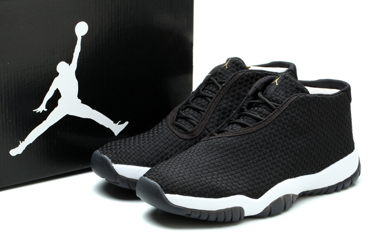 New Air Jordan 11 Flyknit Black White Shoes