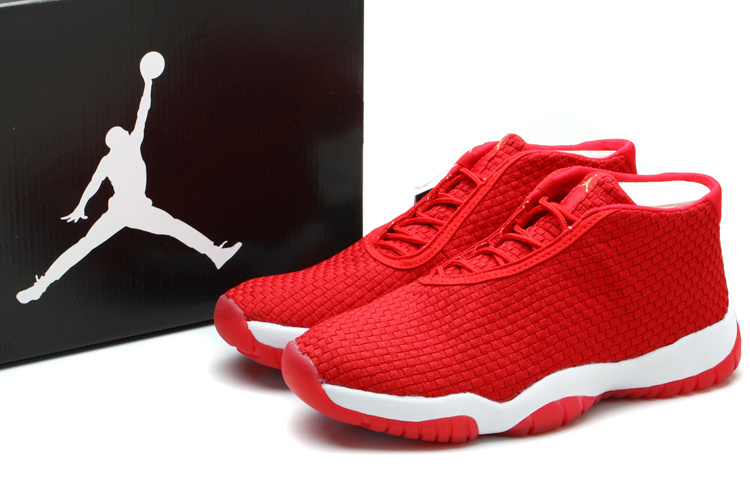 New Air Jordan 11 Flyknit Red White Shoes