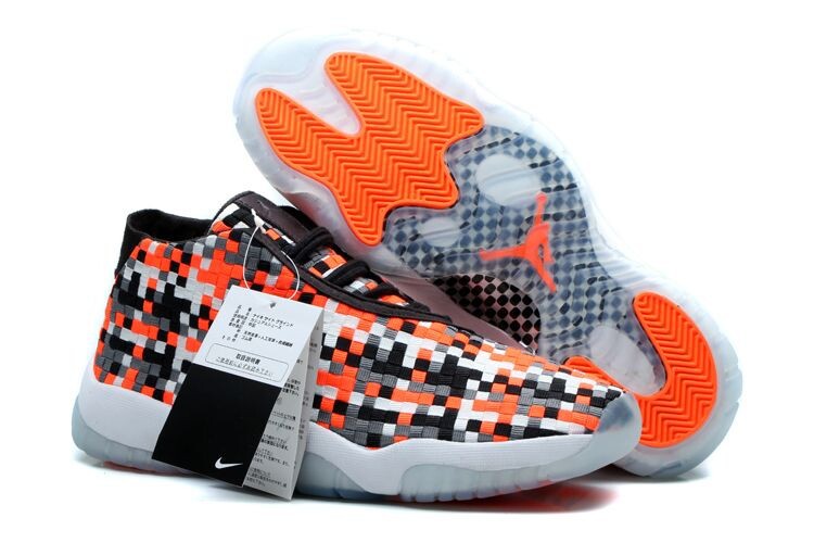 New Air Jordan 11 Future Flyknit Orange Shoes