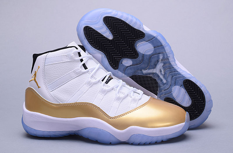 jordan 11 gold white