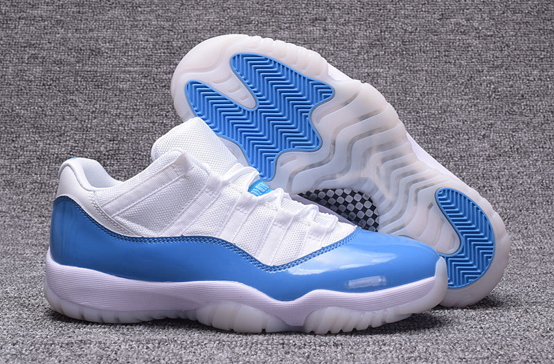 New Air Jordan 11 Low Royal Blue White Shoes - Click Image to Close