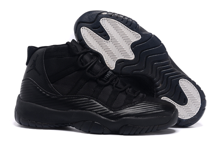 New Air Jordan 11 Retro All Black Footwear - Click Image to Close