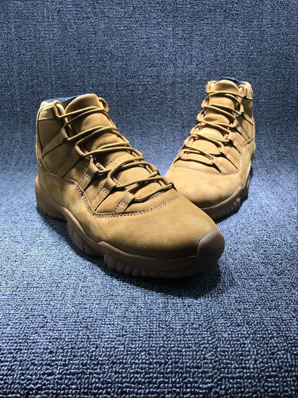 New Air Jordan 11 Wheat Yellow Shoes - Click Image to Close