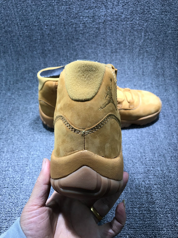 New Air Jordan 11 Wheat Yellow Shoes