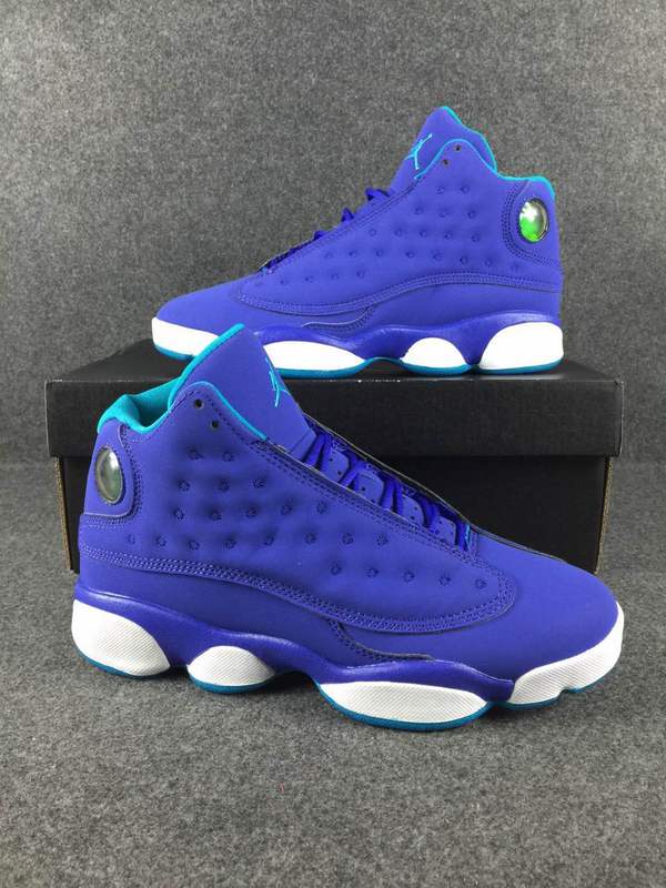 New Air Jordan 13 CP3 Purple Blue Shoes - Click Image to Close