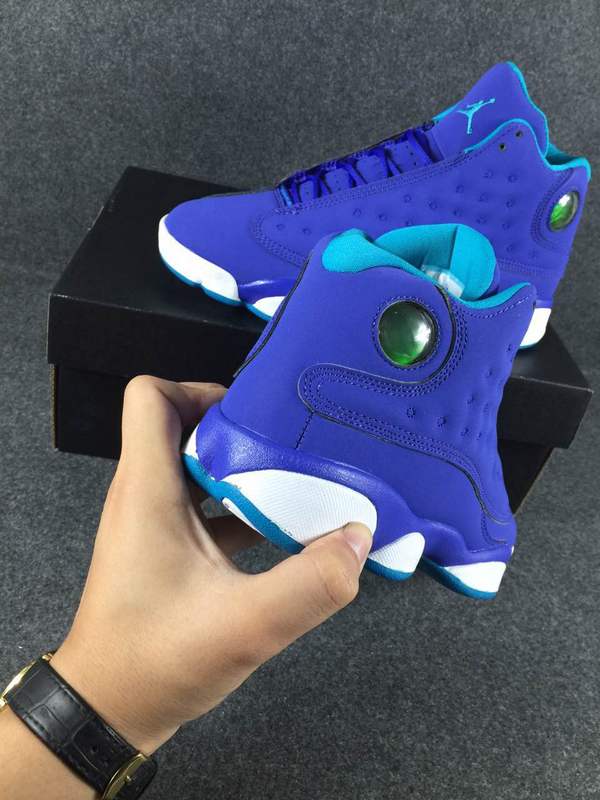 New Air Jordan 13 CP3 Purple Blue Shoes