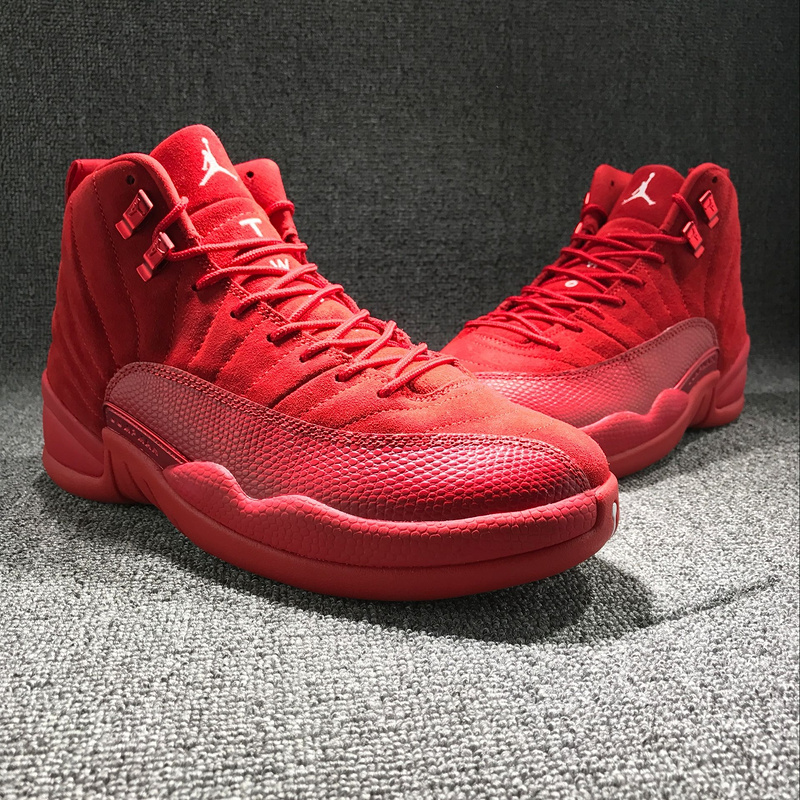 New Air Jordan 12 Christmas Red Shoes