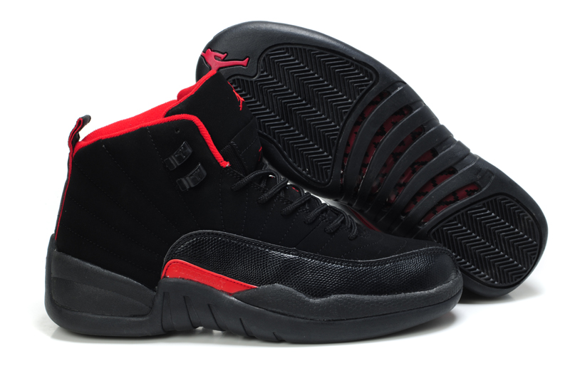 Jordan 12 Retro Dark Black Red