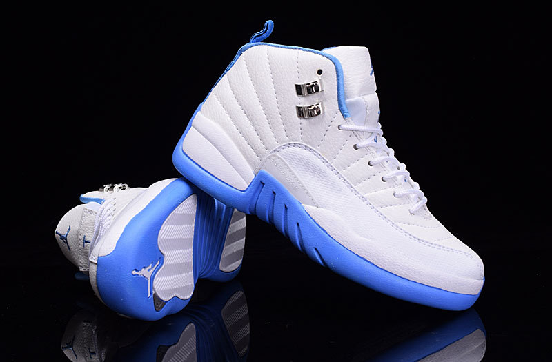 jordan 12 baby blue and white