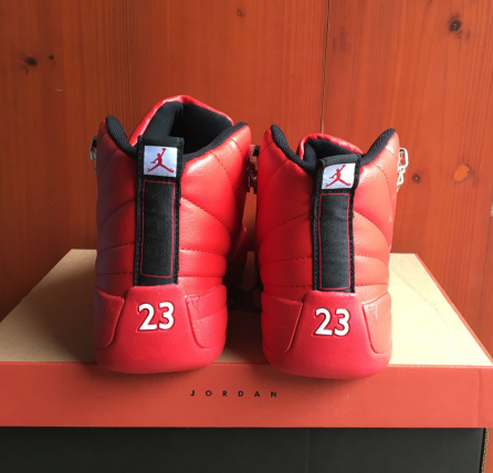 New Air Jordan 12 Retro Hot Red White Shoes