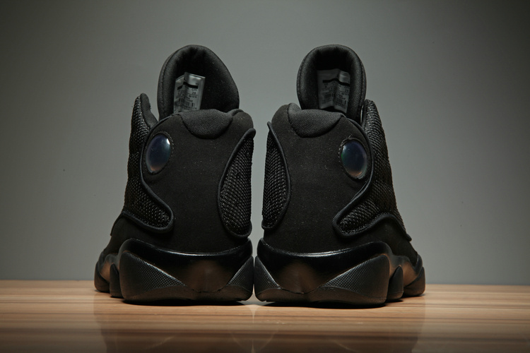 New Air Jordan 13 All Black Cat 3M Shoes