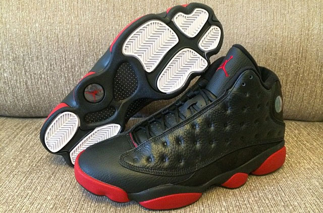 New Air Jordan 13 Black Red For Women