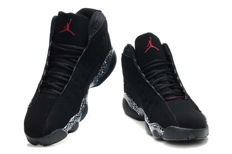 Latest Air Jordan 13 Dark Black Shoes - Click Image to Close