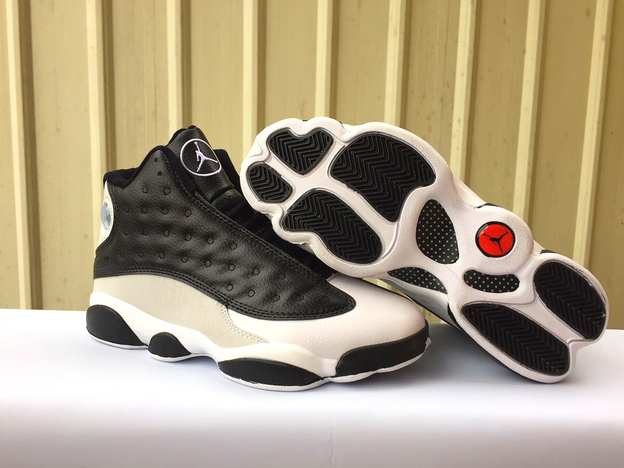 New Air Jordan 13 Love Black White Shoes - Click Image to Close